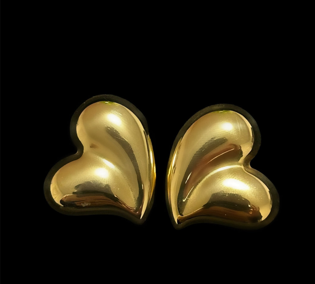 Hart Chunky Heart Earrings