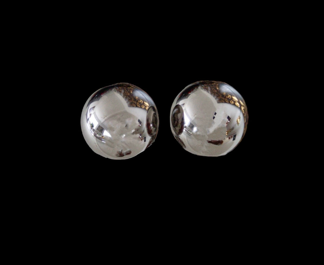 Medium Hollow Ball Earrings