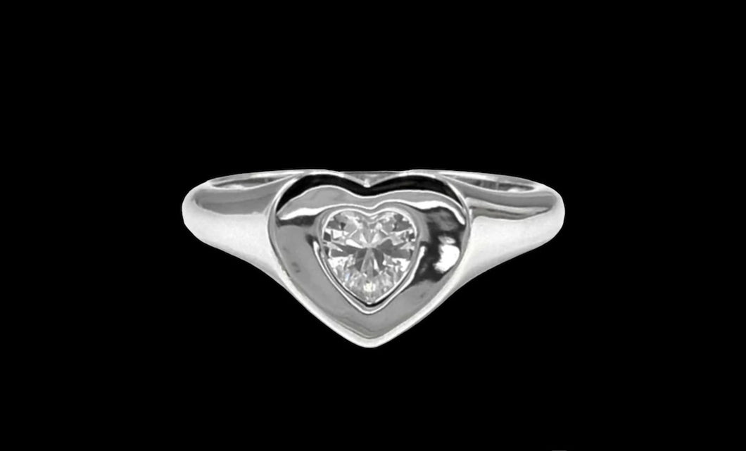 Juliet Double Heart Ring