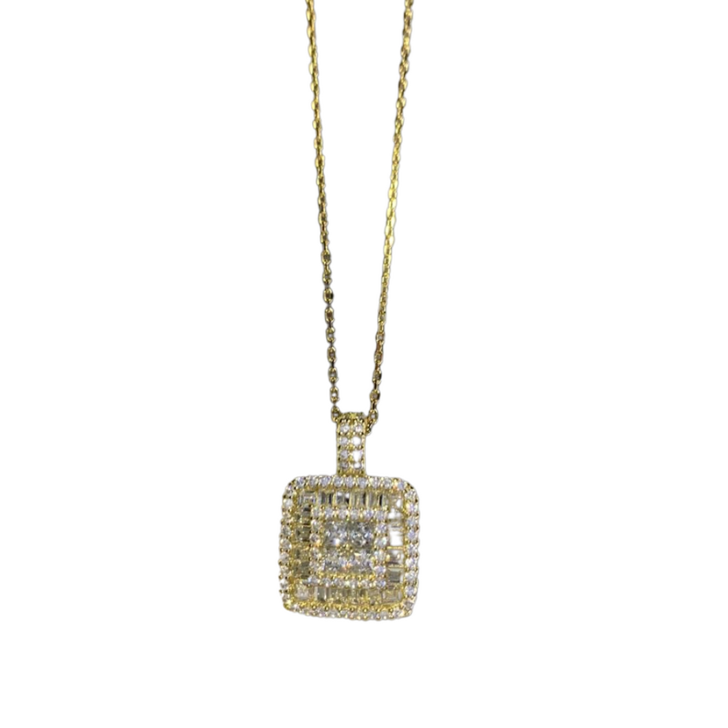 Ava Square Necklace
