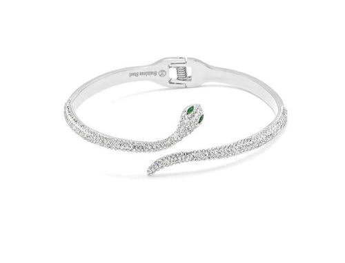 Diamond Snake Cuff Bracelet - ANGIE MAR 