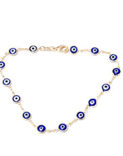 Load image into Gallery viewer, Evil Eye Anklet - ANGIE MAR 
