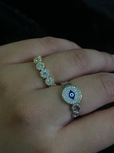 Load image into Gallery viewer, Round Evil Eye Ring
