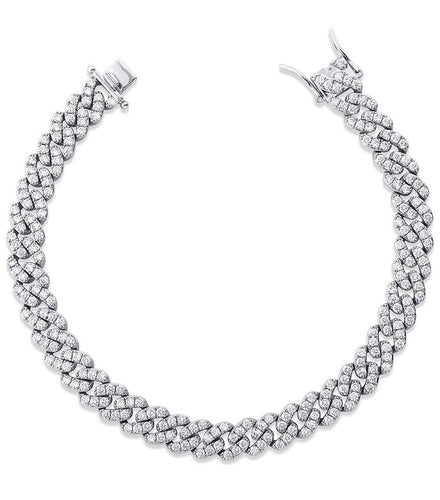 Icy Cuban Link Anklet - ANGIE MAR 